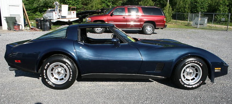 Dark Claret 1980 Corvette - Paint Cross Reference